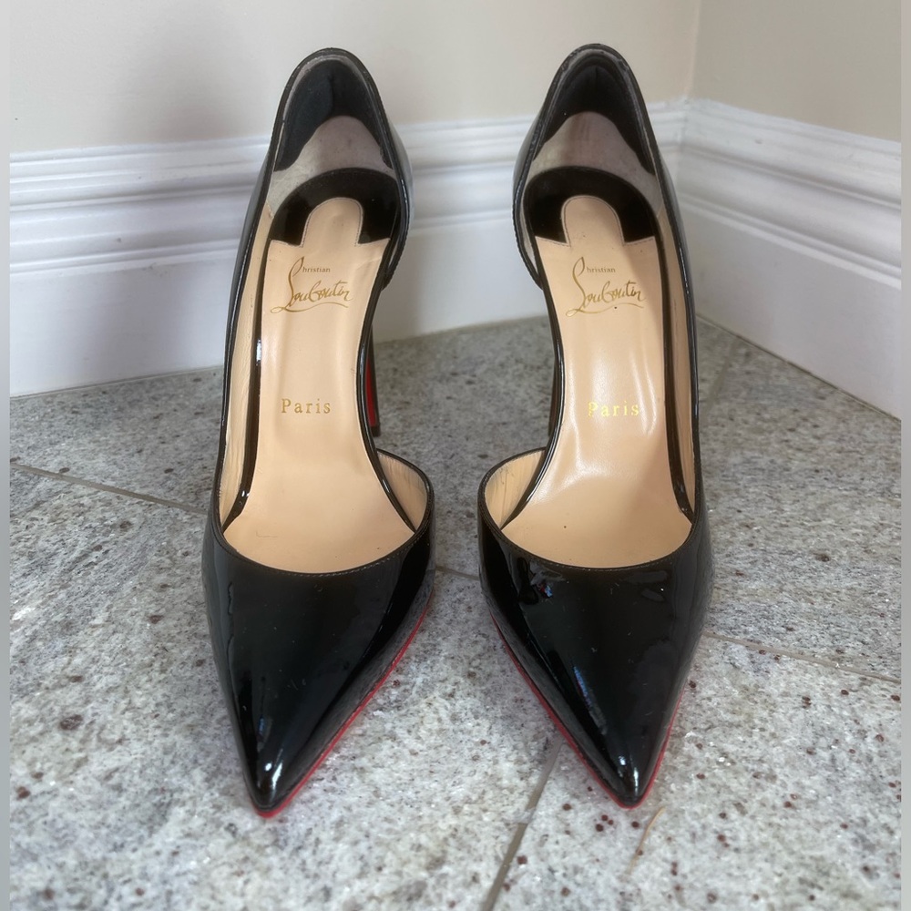 Christian Louboutin Black Iriza 100mm